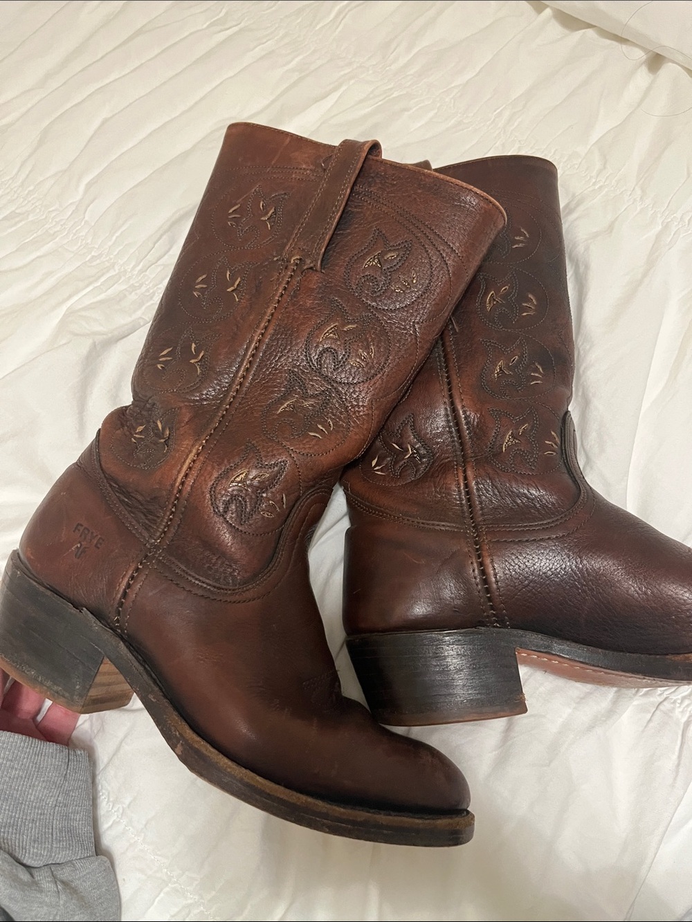 VINTAGE FRYE AUSTIN BOOT SIZE 8.5 - Picture 3 of 15